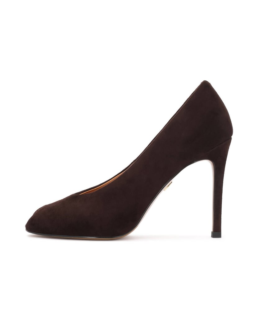 Kazar-Braune-Wildleder-Pumps-mit-Zehenklappe-braun