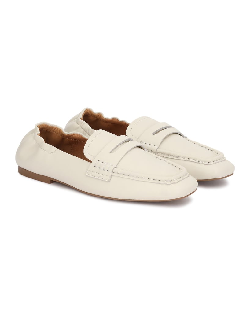 Kazar-Loafer-Halbschuhe-mit-elastischem-Einsatz-weiss