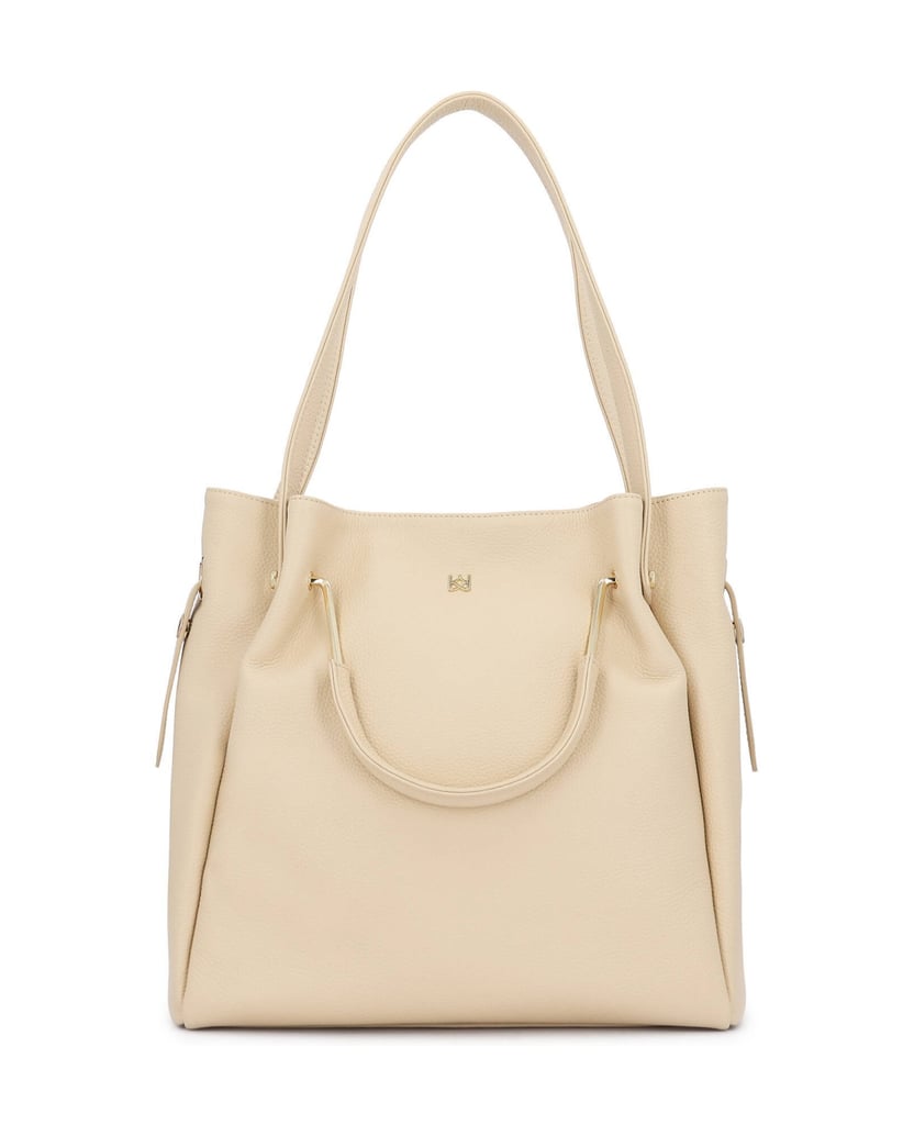 Kazar-Ledertasche-mit-zwei-Arten-von-Griffen-beige