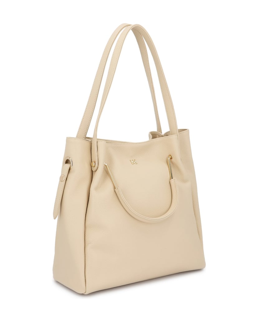 Kazar-Ledertasche-mit-zwei-Arten-von-Griffen-beige