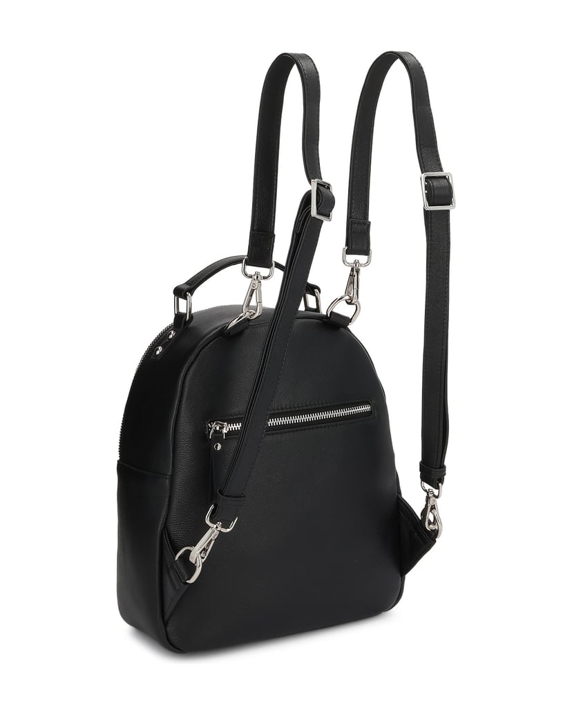 Kazar-Urbaner-Rucksack-aus-Leder-mit-klassischem-Design-schwarz