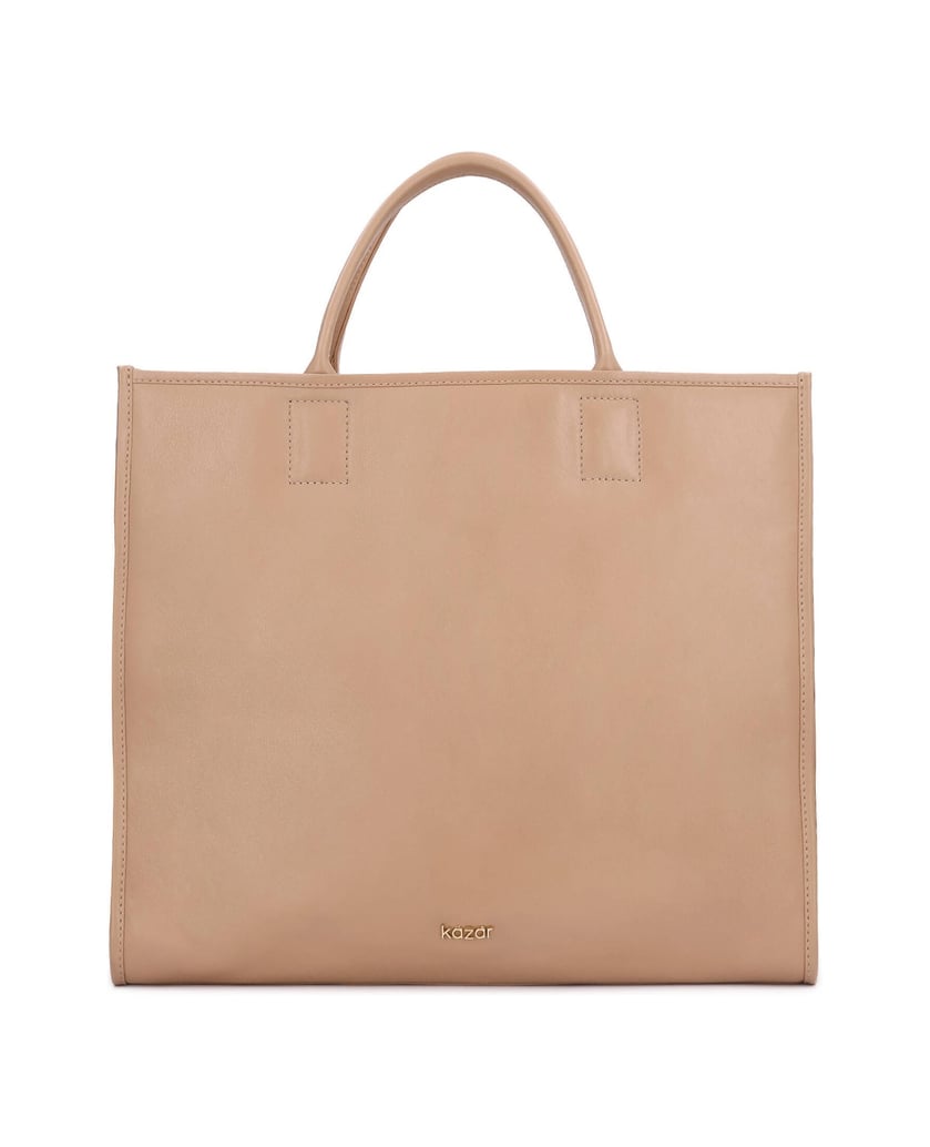 Kazar-Beige-Tasche-mit-herausnehmbarem-2-in-1-Einsatz-beige