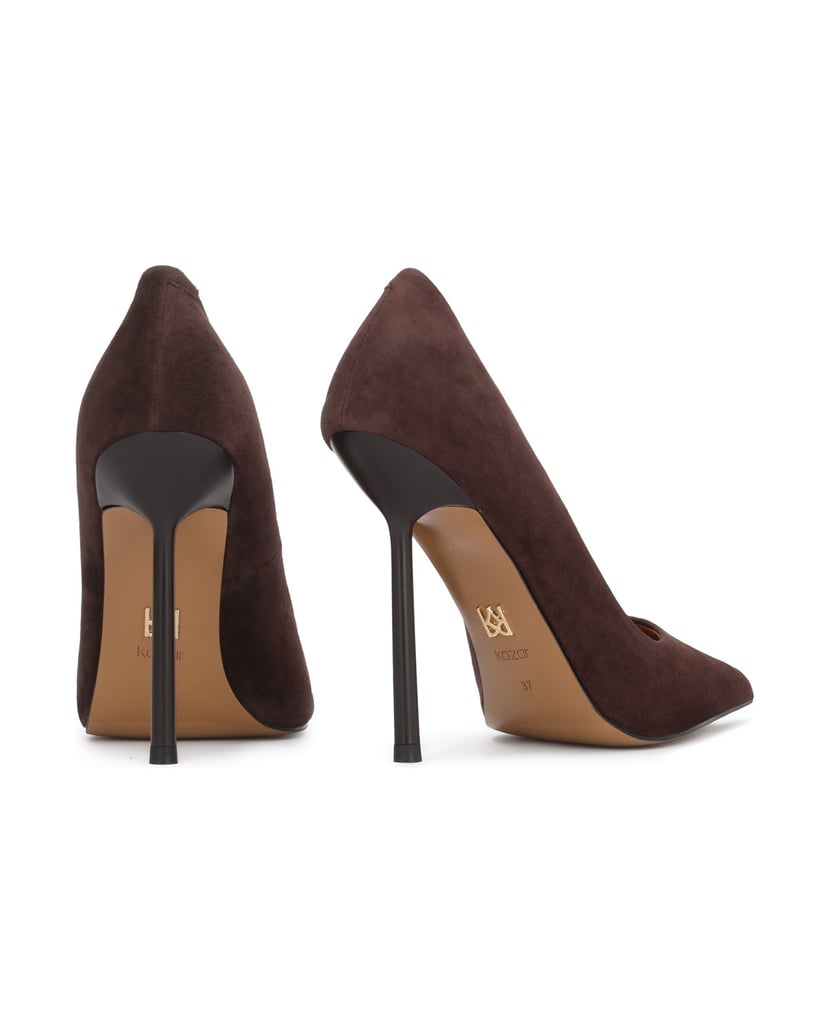 Kazar-Dunkelbraune-Pumps-aus-Wildleder-dunkelbraun