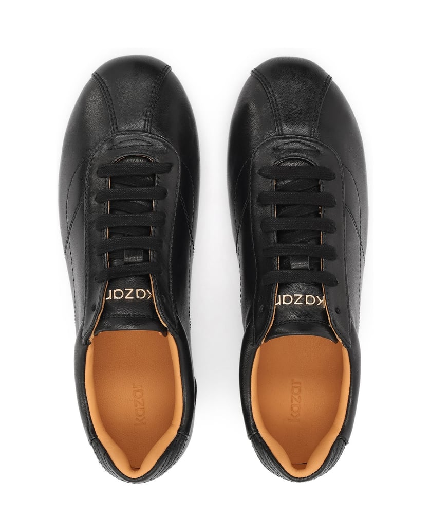 Kazar-Schwarze-Sneakers-aus-weichem-Leder-schwarz