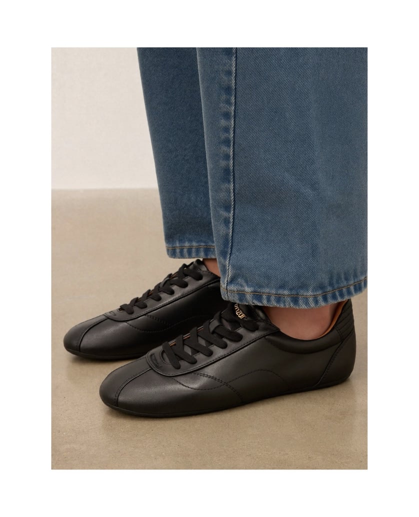 Kazar-Schwarze-Sneakers-aus-weichem-Leder-schwarz