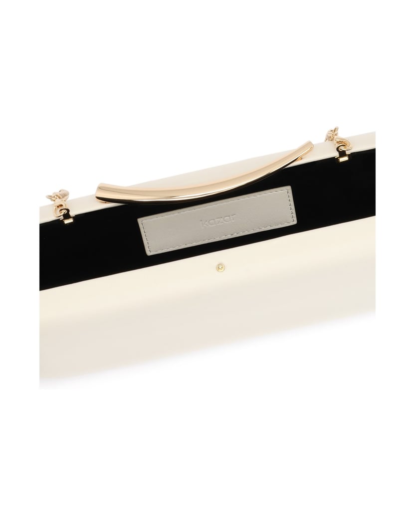 Kazar-Elegante-leichte-Ledertasche-beige