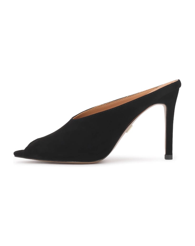 Kazar-Elegante-Stiletto-Flip-Flops-aus-Wildleder-mit-auffälligen-Aussparungen-schwarz