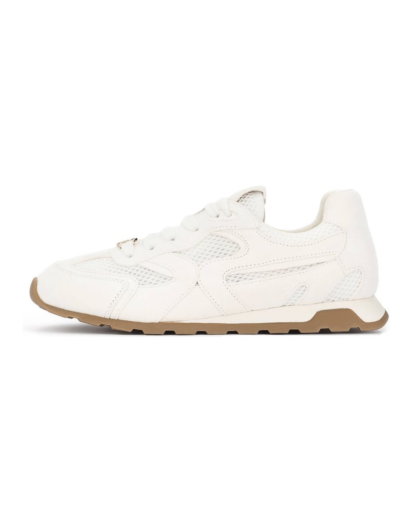 Kazar-Sneakers-aus-Gewebe-und-Wildleder-weiss