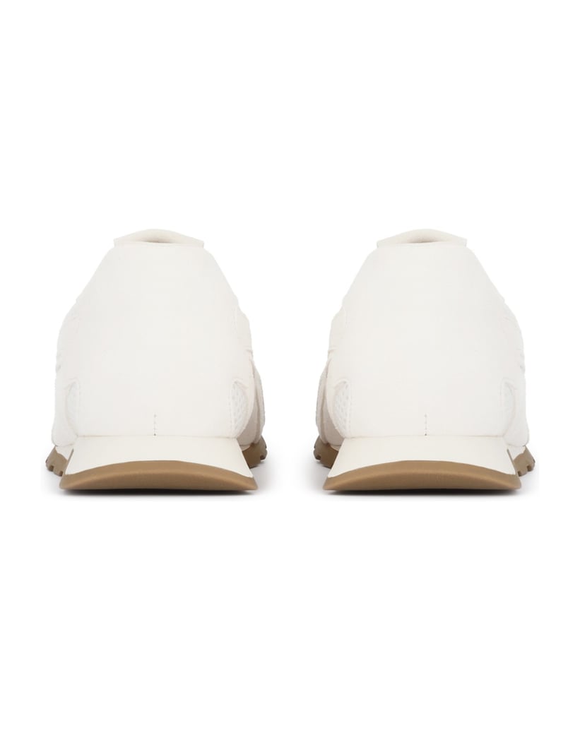 Kazar-Sneakers-aus-Gewebe-und-Wildleder-weiss