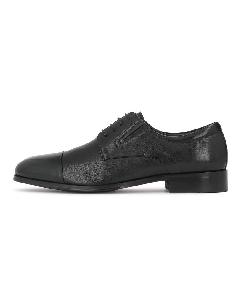 Kazar-Halbschuhe-aus-Leder-in-Schwarz-für-Herren-Derby-mit-Toe-cap-Nase-schwarz