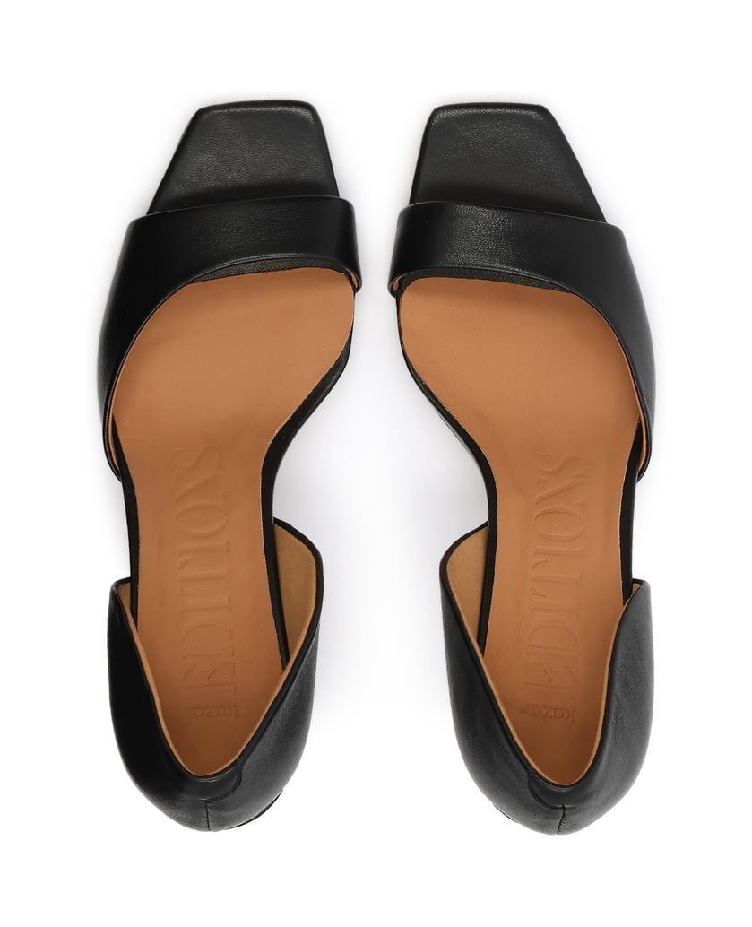 Kazar-Schwarze-Pumps-mit-Zehenklappe-schwarz