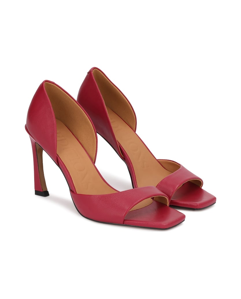 Kazar-Rosafarbene-Pumps-mit-Zehenklappe-pink