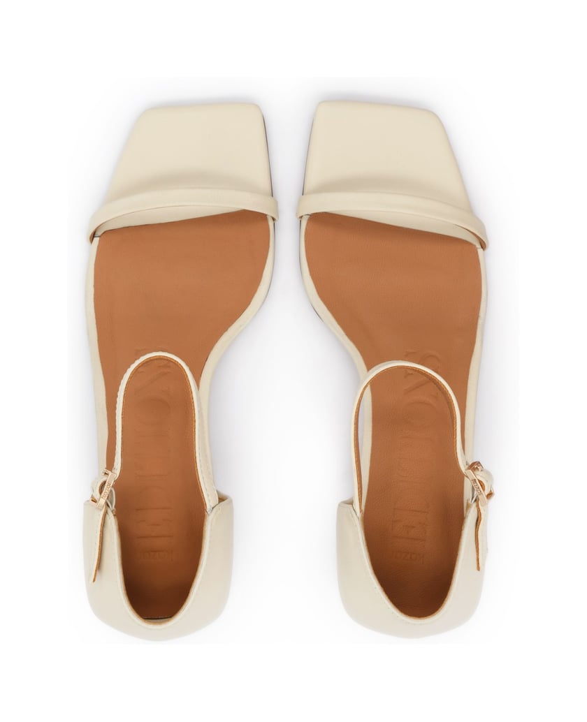 Kazar-Niedrige-Sandalen-in-gebrochener-weißer-Farbe-weiss