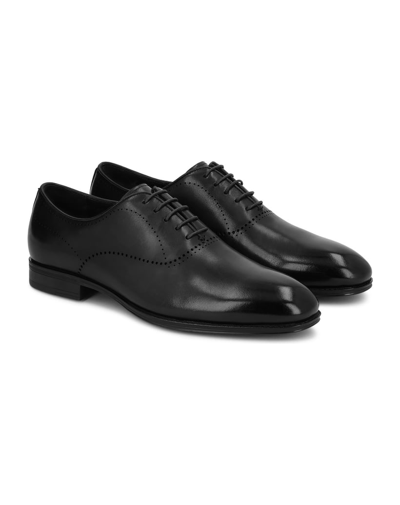 Kazar-Abendkleidung-Oxfords-Halbschuhe-mit-Lochung-schwarz
