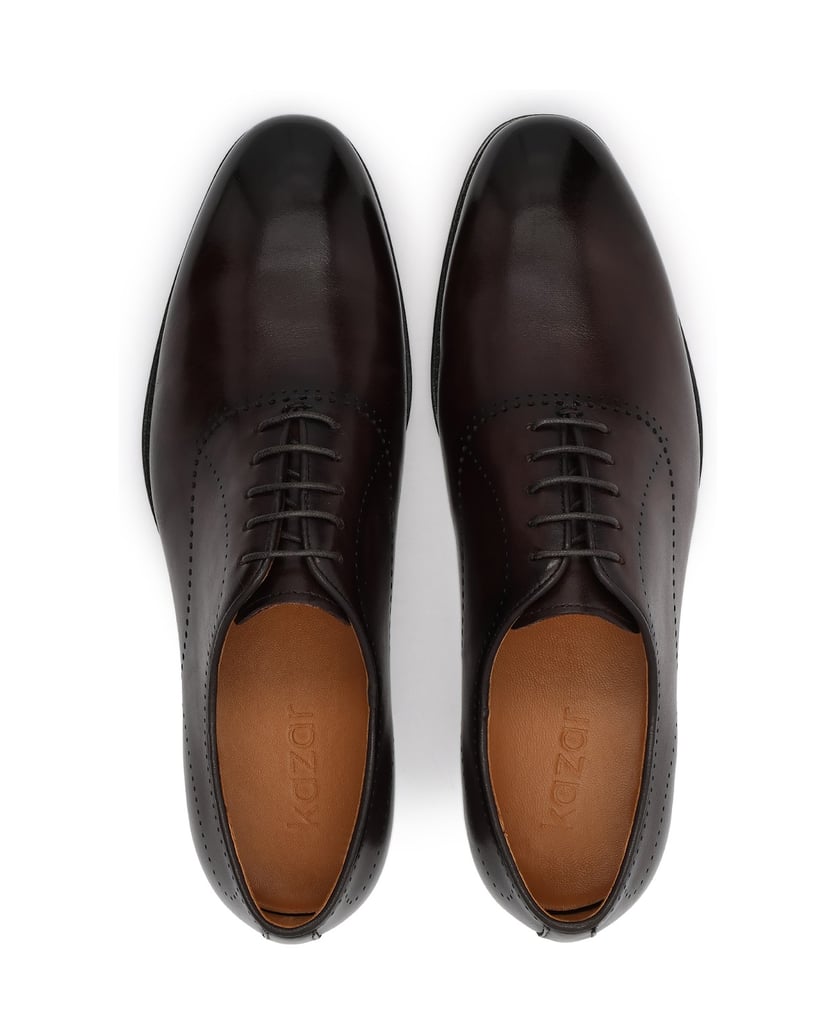 Kazar-Braune-Oxfords-aus-Naturleder-mit-dezenten-Brogues-braun
