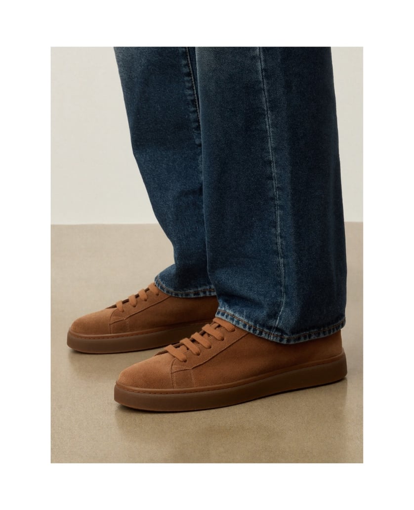 Kazar-Hellbraune-Sneakers-aus-Wildleder-camel