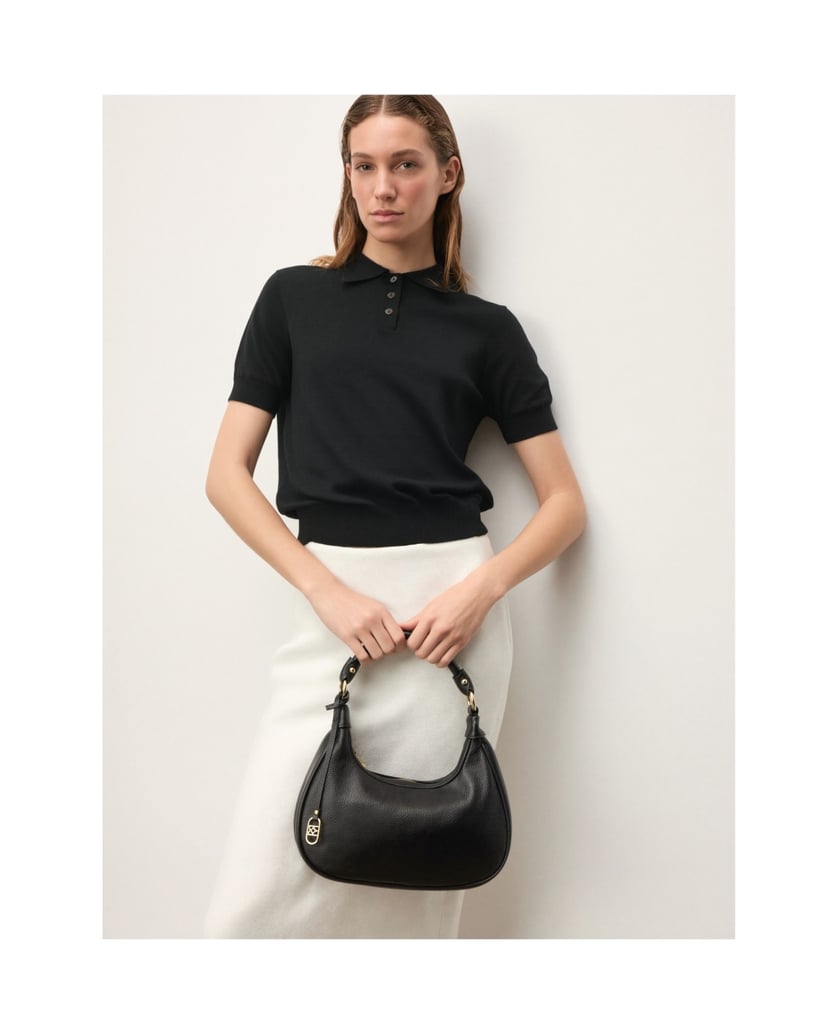 Kazar-Taschen-aus-schwarzem,-weichem-Leder-schwarz