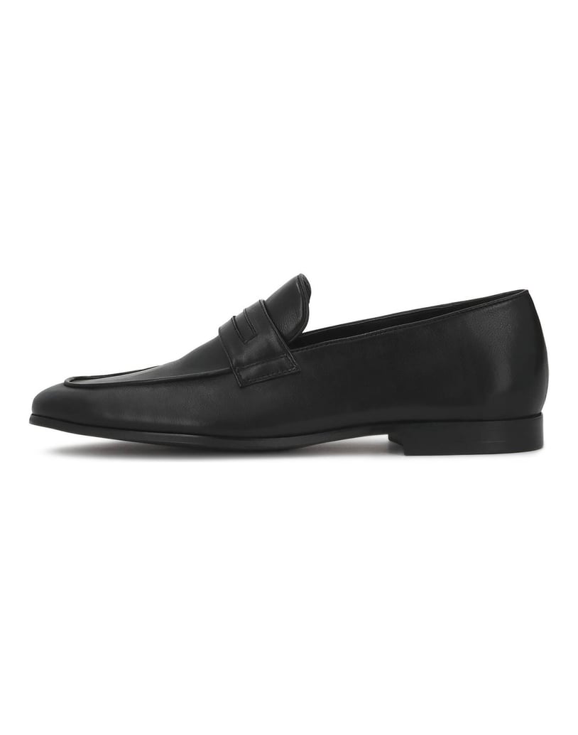 Kazar-Minimalistische-Loafers-aus-Leder-schwarz