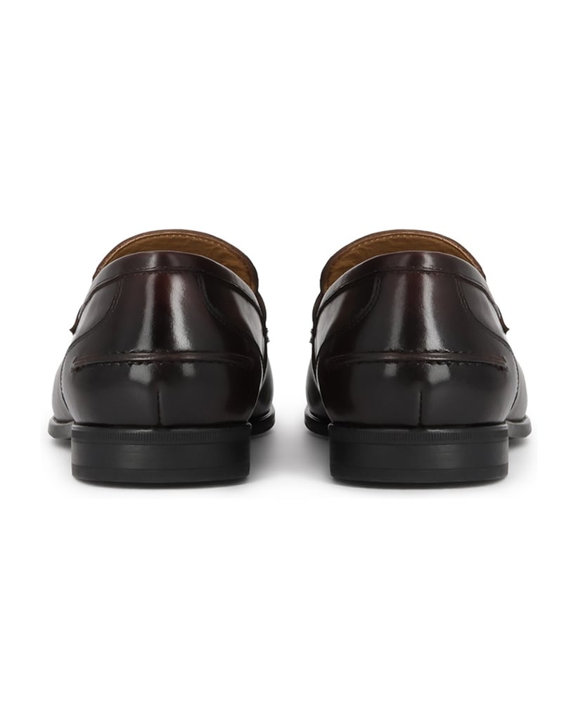 Kazar-Loafers-aus-Naturleder-mit-Schattierung-braun