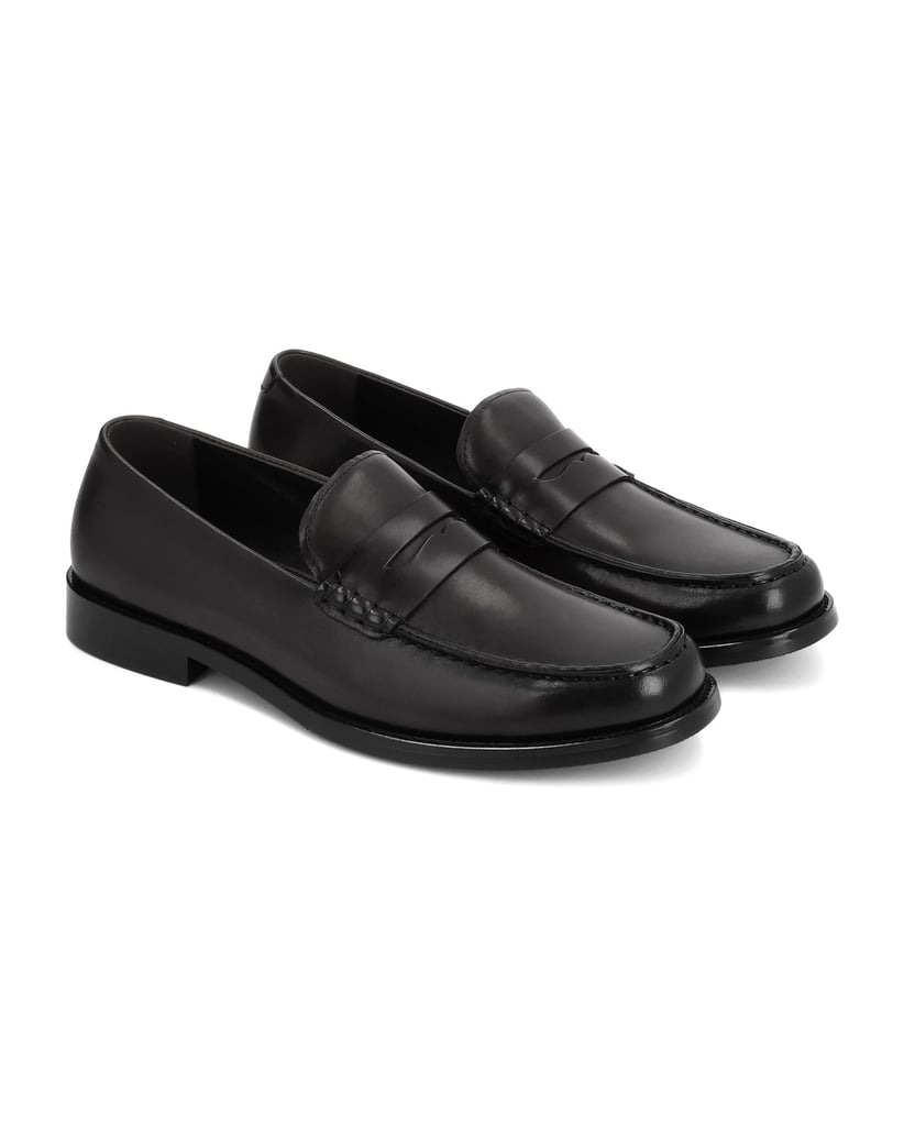 Kazar-Penny-Loafers-aus-Naturleder-für-Herren-schwarz