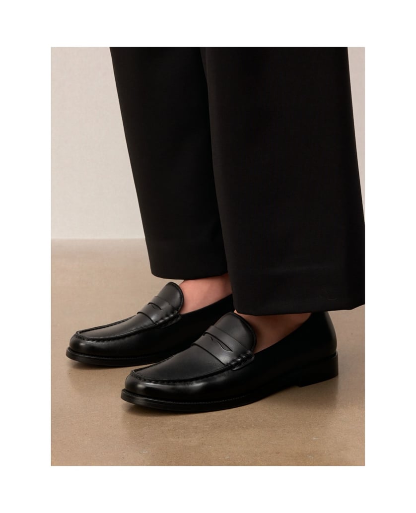 Kazar-Penny-Loafers-aus-Naturleder-für-Herren-schwarz