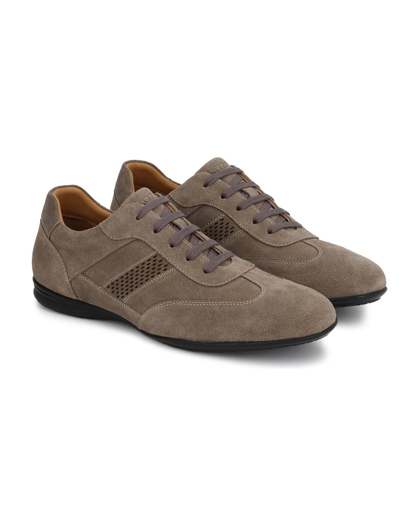 Kazar-Herren-Halbschuhe-aus-Wildleder-in-Taupe-mit-Perforationen-taupe