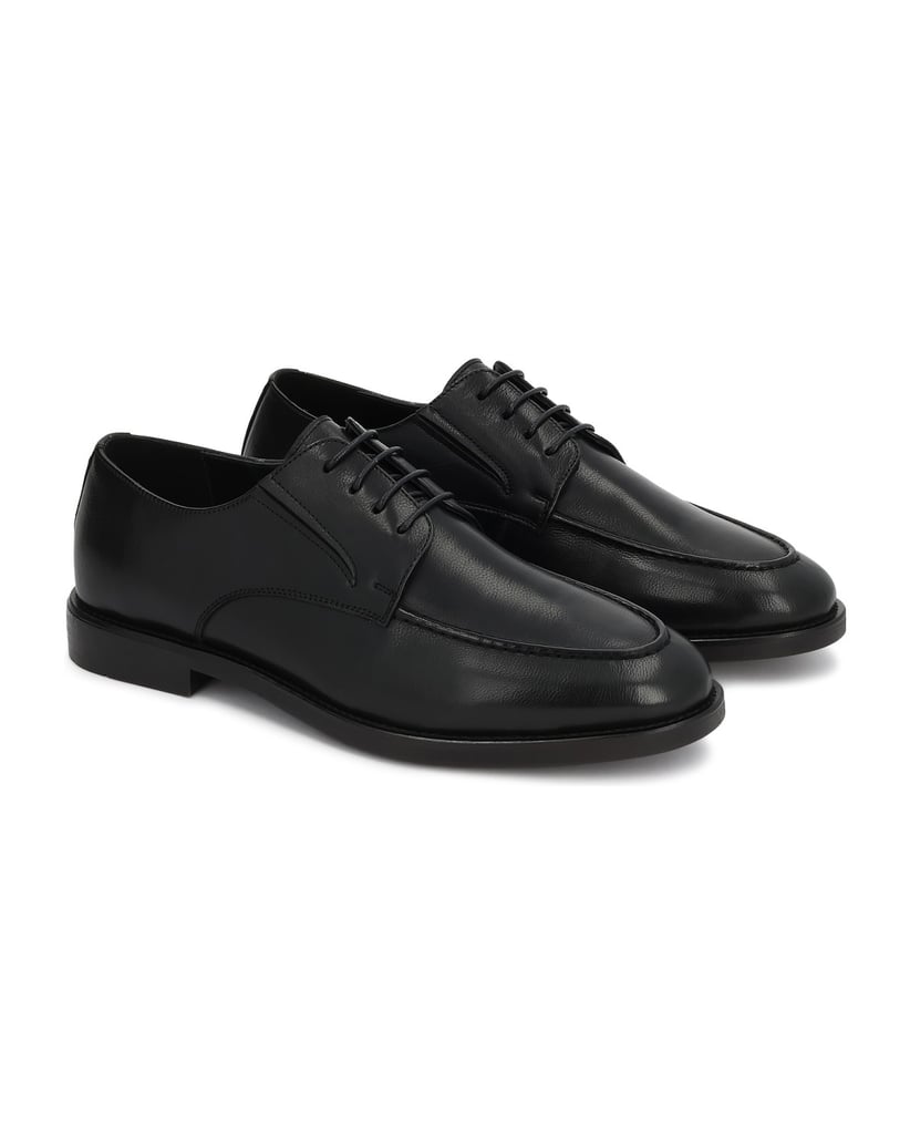 Kazar-Halbschuhe-aus-Leder-für-Herren-mit-klassischen-Linien-schwarz