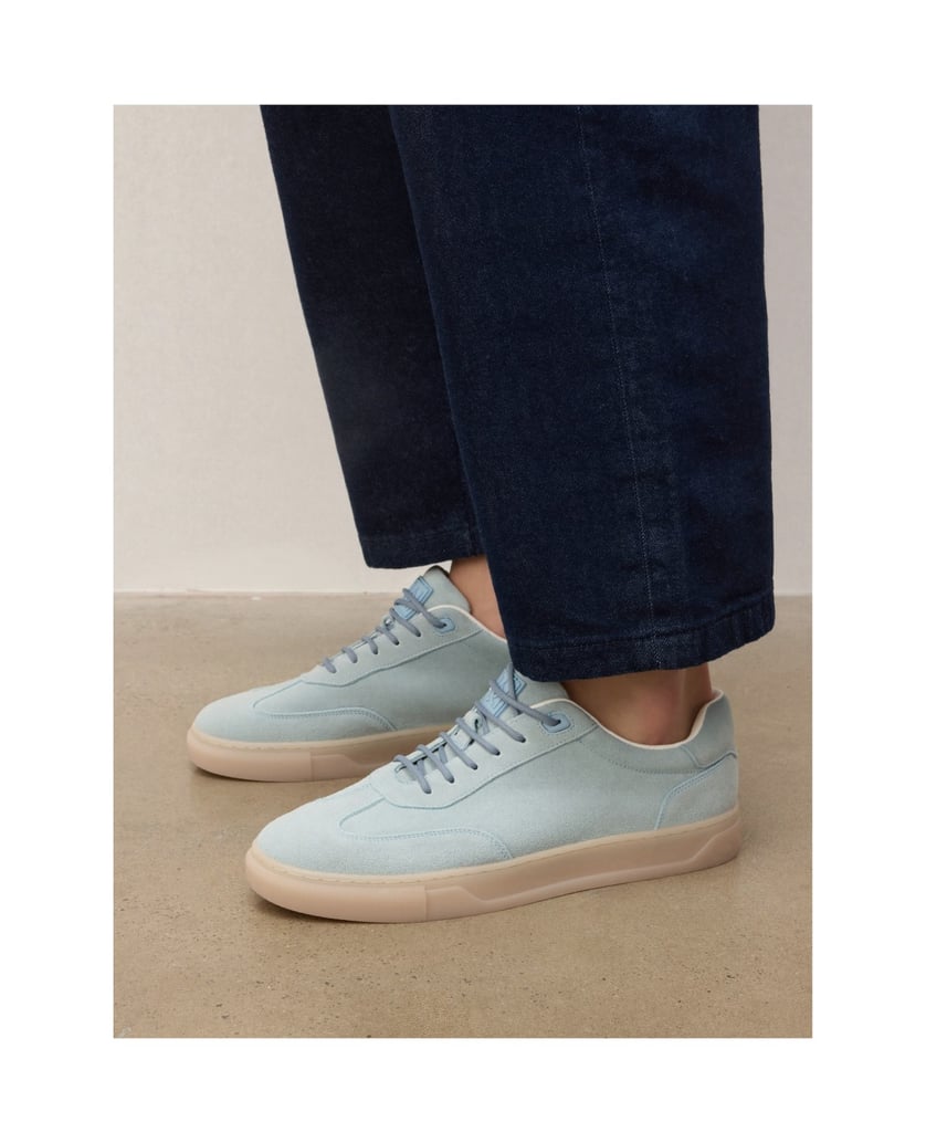 Kazar-Herren-Sneakers-aus-Wildleder-in-blauem-Farbton-blau