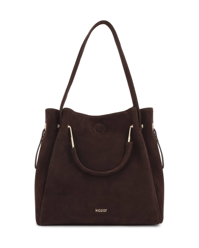 Kazar-Braune-Wildleder-Handtaschen-und-Schultertaschen-braun