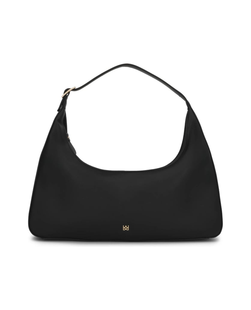 Kazar-Hobo-Tasche-aus-Leder-in-Schwarz-schwarz