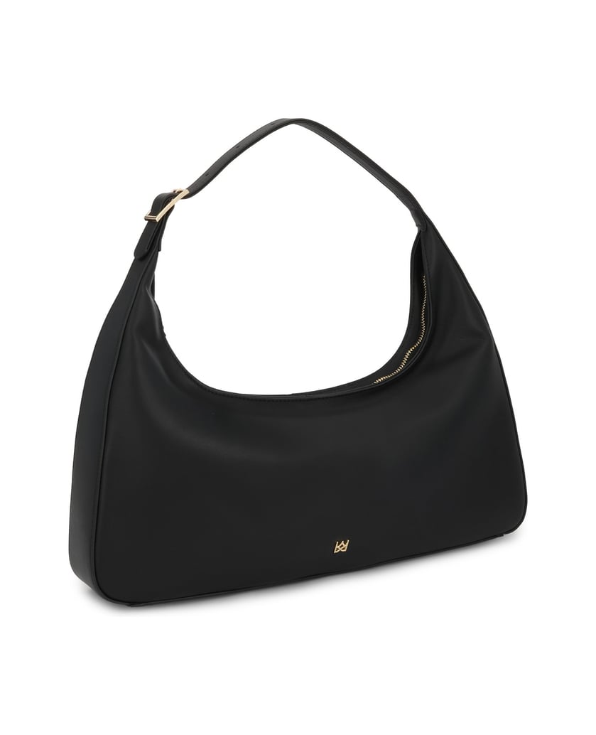 Kazar-Hobo-Tasche-aus-Leder-in-Schwarz-schwarz
