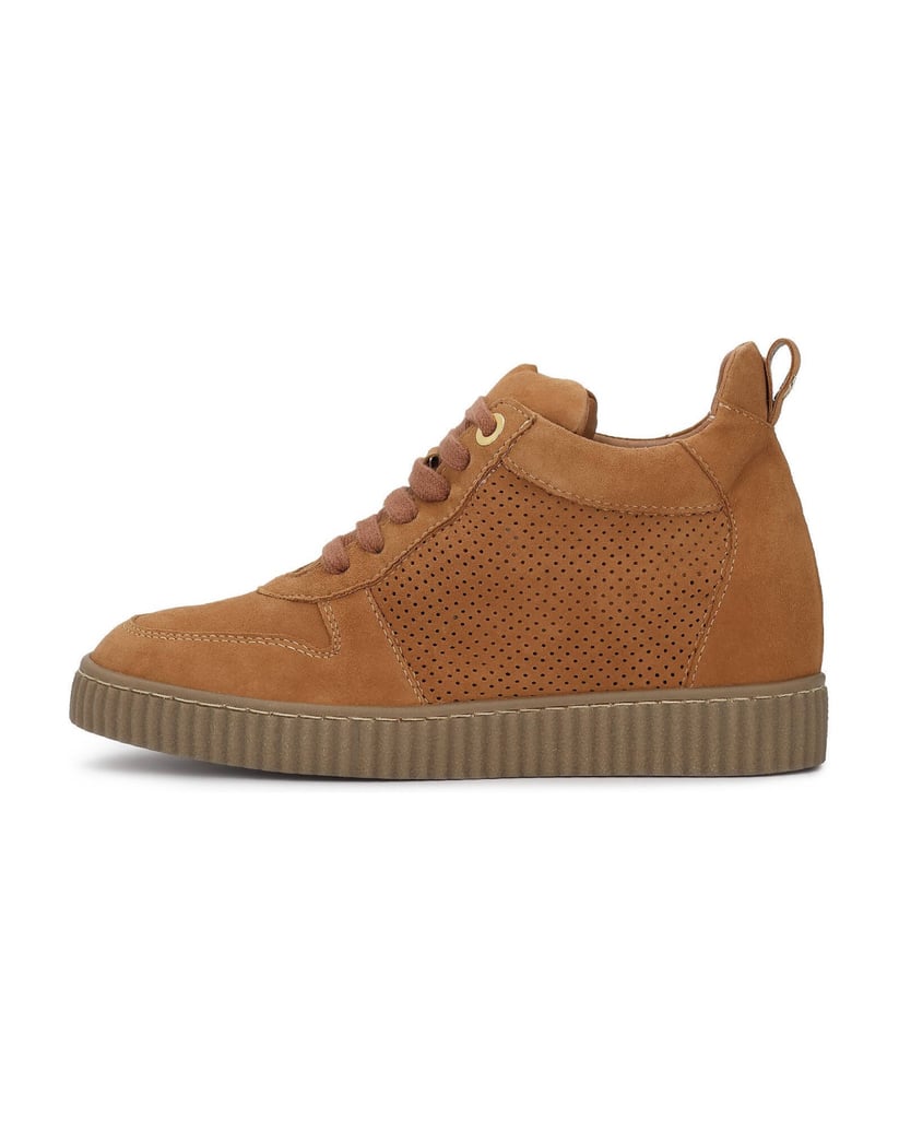 Kazar-Sneakers-aus-Wildleder-mit-verstecktem-Keilabsatz-camel