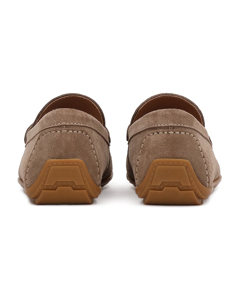 Kazar-Mokassins-aus-Wildleder-mit-Perforation-taupe
