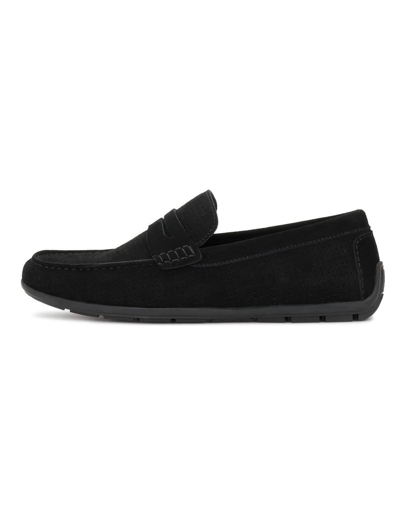 Kazar-Casual-Mokassins-mit-unvollständiger-Perforation-schwarz