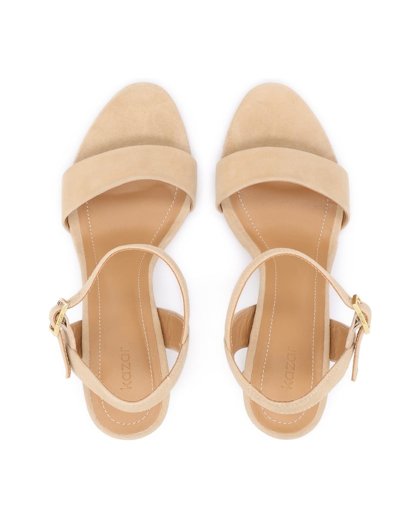 Kazar-Sandalen-aus-Wildleder-in-beige-beige