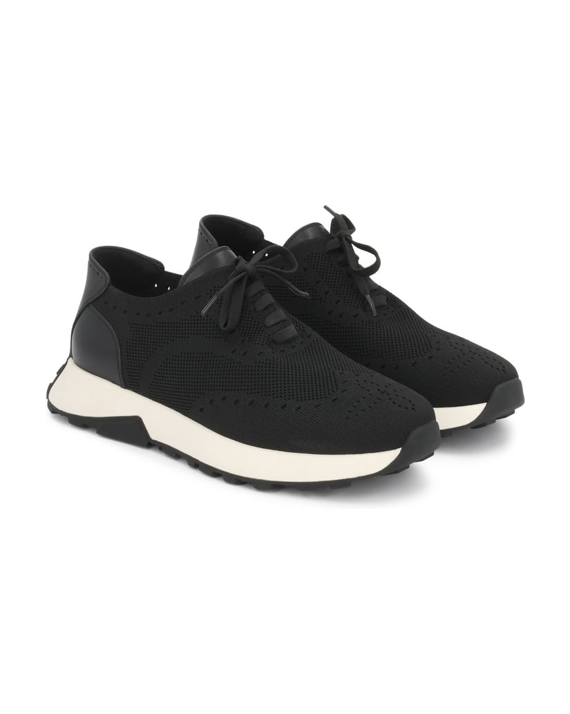 Kazar-Urban-Sneakers-aus-Gewebe-und-Leder-schwarz