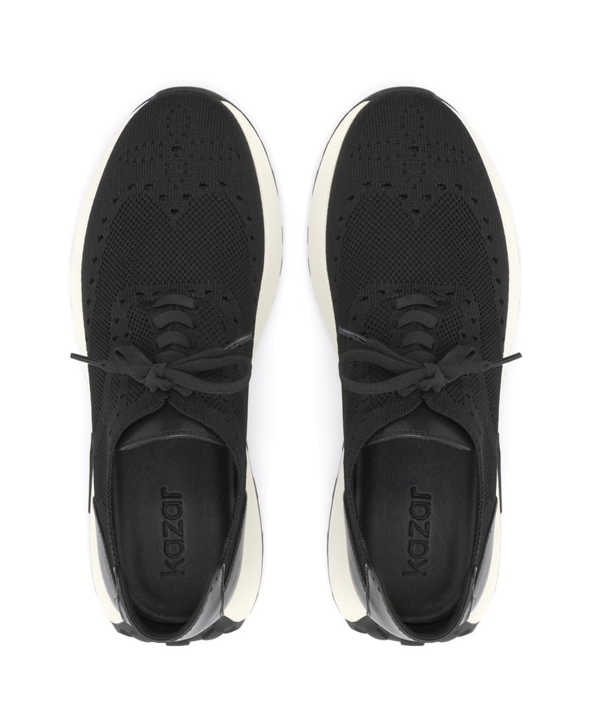 Kazar-Urban-Sneakers-aus-Gewebe-und-Leder-schwarz