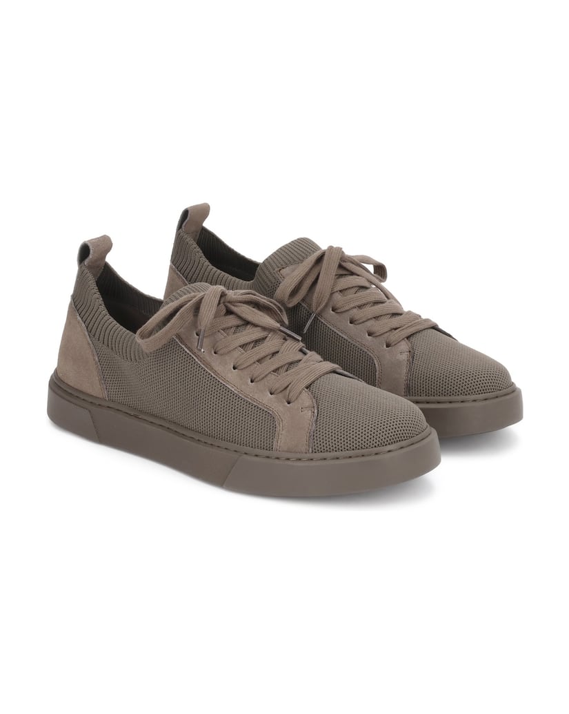 Kazar-Sneakers-in-Taupe-aus-Gewebe-und-Wildleder-taupe