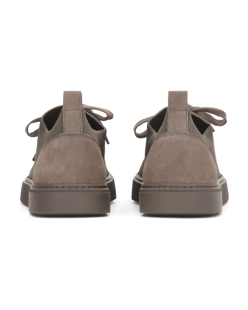 Kazar-Sneakers-in-Taupe-aus-Gewebe-und-Wildleder-taupe