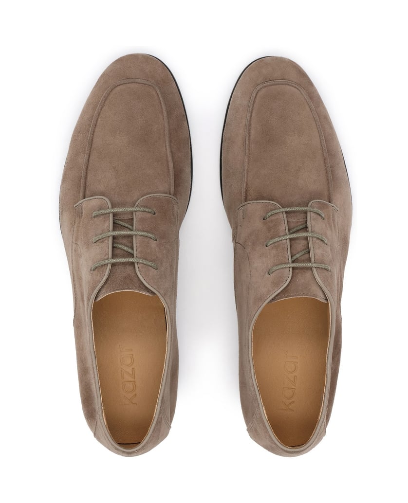 Kazar-Casual-taupe-Wildleder-Derby-taupe