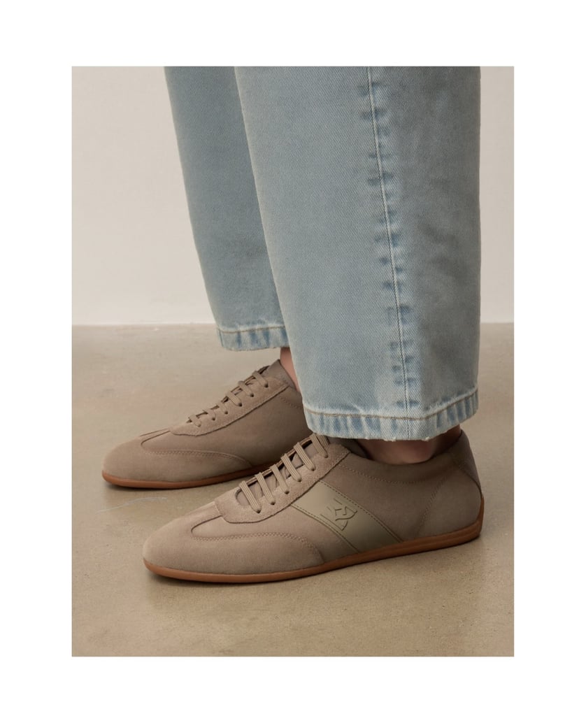 Kazar-Halbschuhe-aus-Wildleder-in-Taupe-mit-Ledereinsatz-an-der-Ferse-taupe