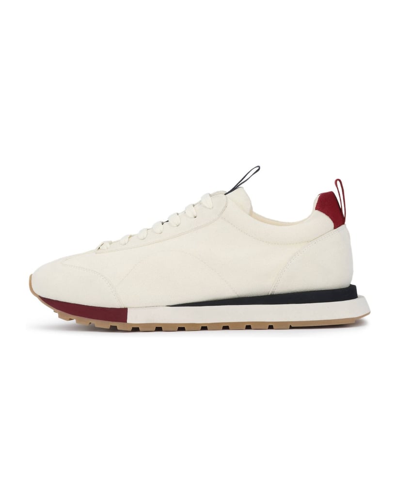 Kazar-Weiße-und-bordeauxfarbene-Sneakers-für-Männer-weiss