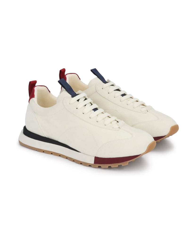 Kazar-Weiße-und-bordeauxfarbene-Sneakers-für-Männer-weiss