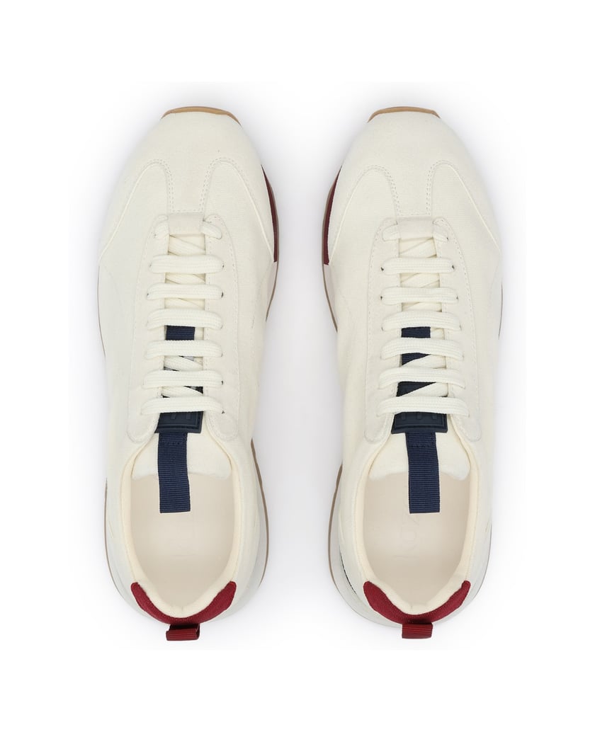 Kazar-Weiße-und-bordeauxfarbene-Sneakers-für-Männer-weiss