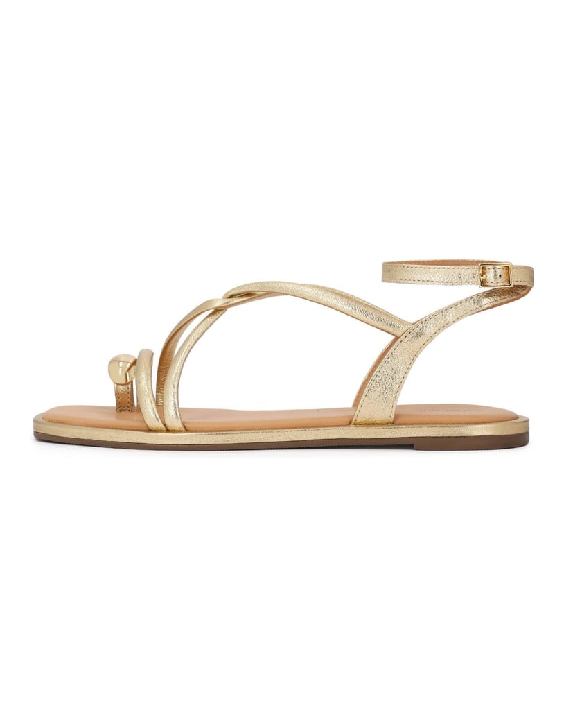 Kazar-Elegante-Sandalen-aus-Naturleder-für-Damen-in-gold-gold