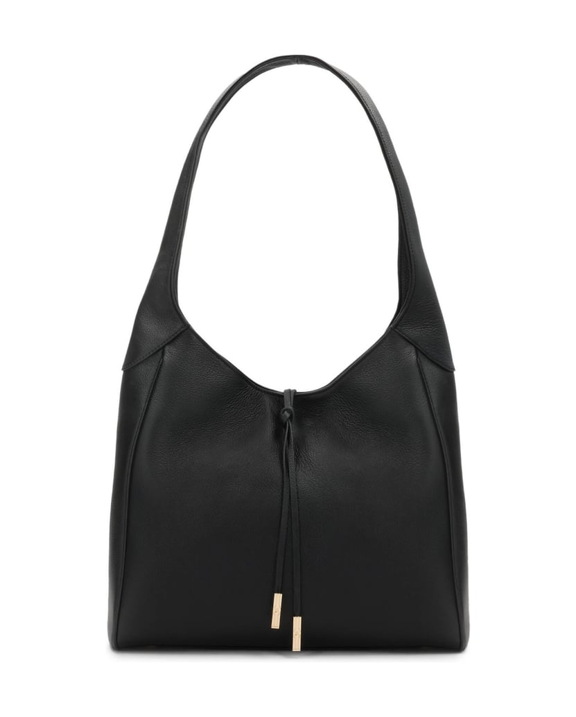 Kazar-Schwarze-Tasche-mit-dekorativen-Gürteln-schwarz