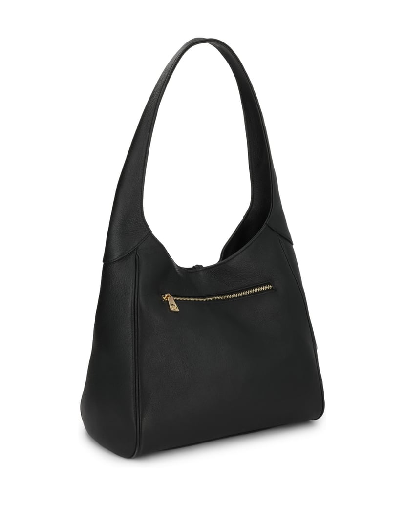 Kazar-Schwarze-Tasche-mit-dekorativen-Gürteln-schwarz
