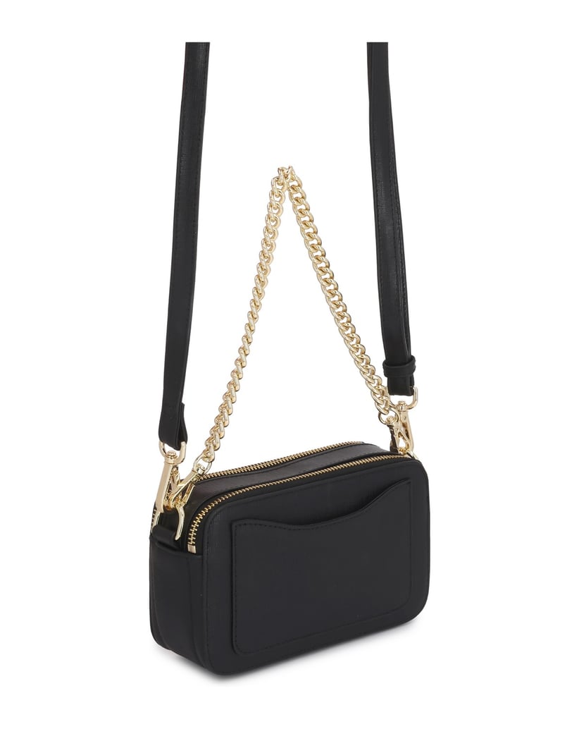 Kazar-Elegante-schwarze-Tasche-mit-geometrischer-Form-schwarz