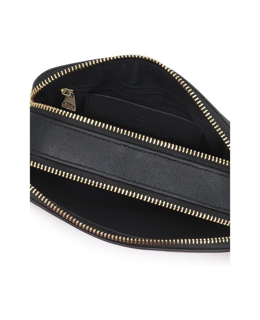 Kazar-Elegante-schwarze-Tasche-mit-geometrischer-Form-schwarz