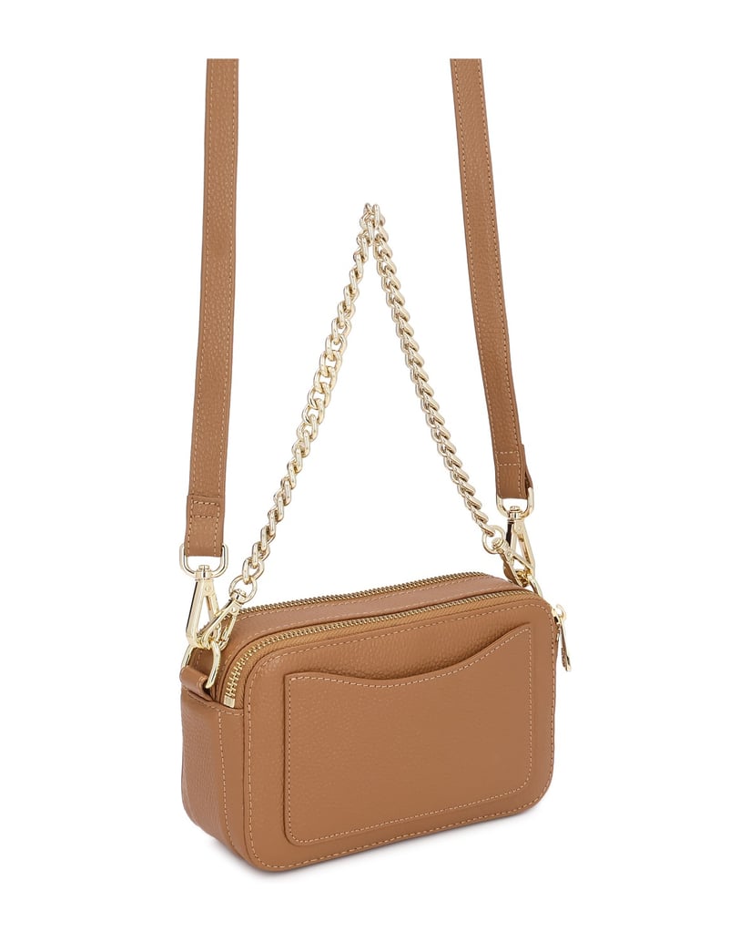 Kazar-Crossbody-Tasche-aus-braunem-Leder-camel